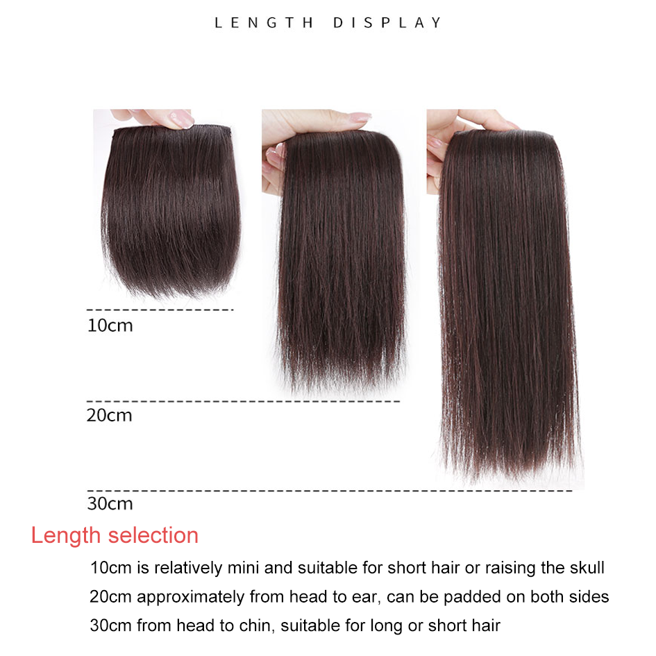 Synthetische 2-teilige Perückenpolster, Haarverlängerungen, Öffnungs- und Oberteilersatzteile, Ersatzartefakt