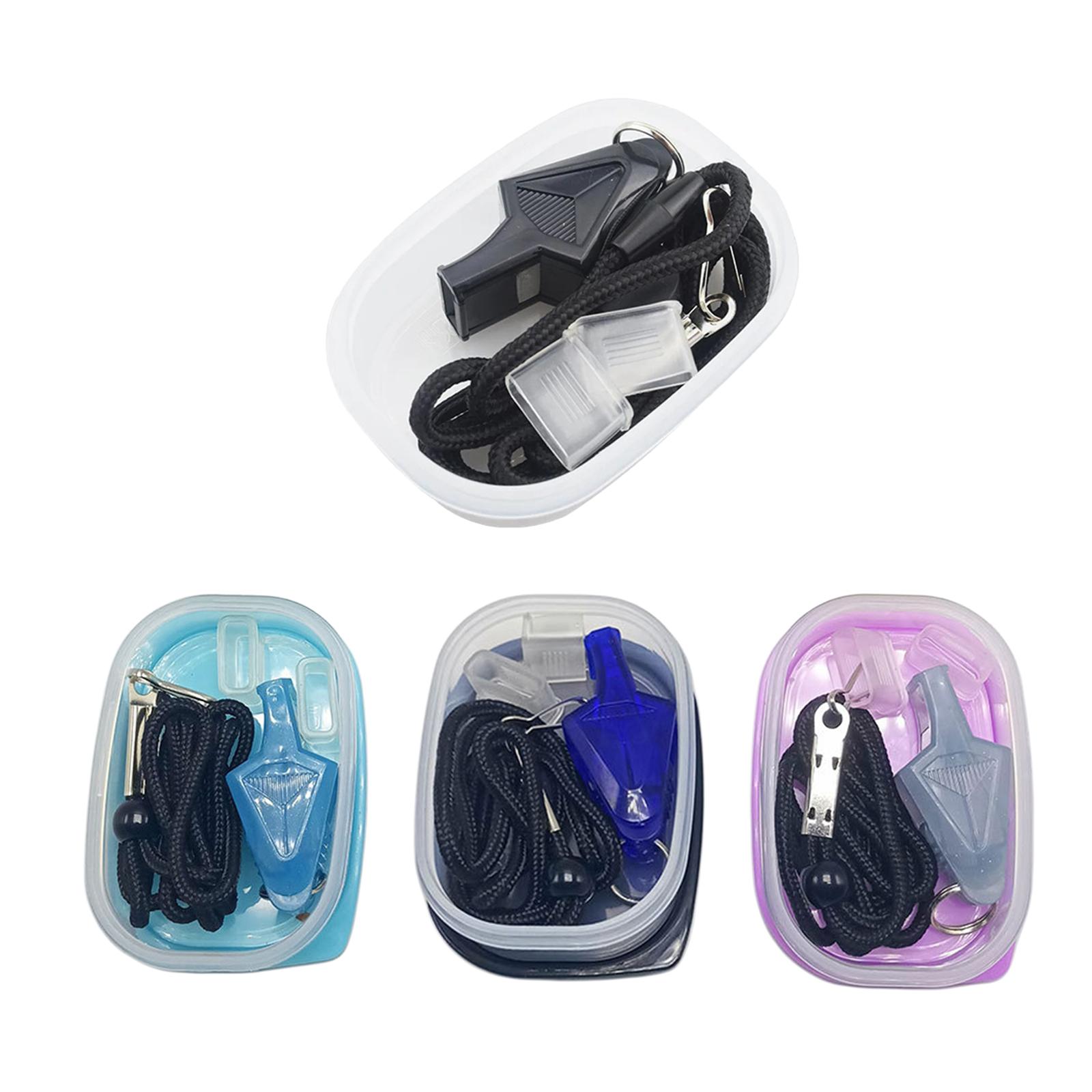 Apito de árbitro de treinador, som nítido e alto com aderência na boca e cordão escolar