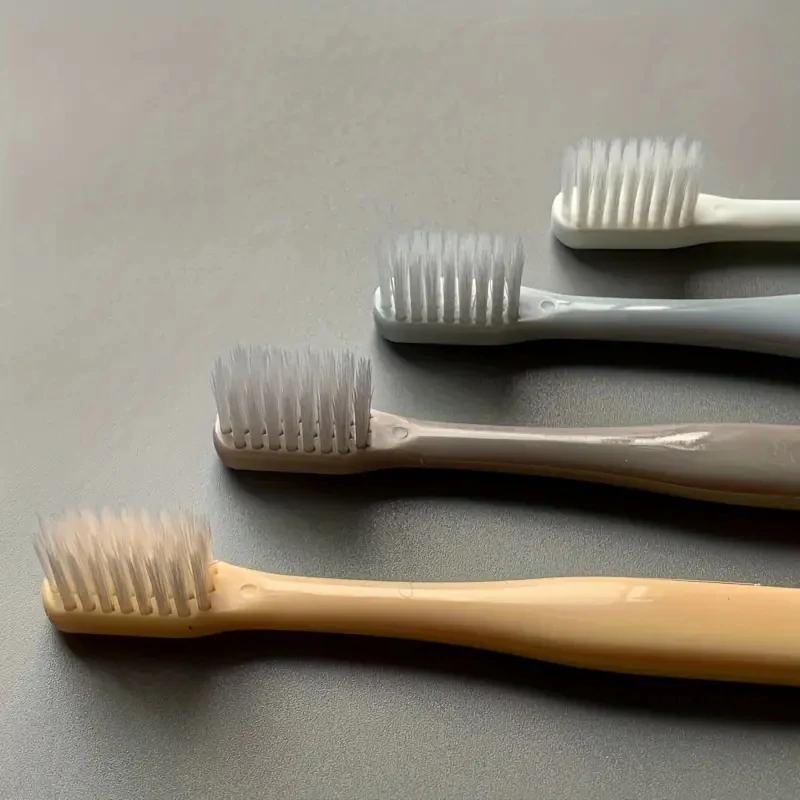 ชุดแปรงสีฟันที่ได้แรงบันดาลใจจากญี่ปุ่นที่หรูหรา 12 ชิ้น: ขนแปรงนุ่ม, CompactHead สําหรับผู้ใหญ่ - อ่อนโยน, มีประสิทธิภาพ, และใช้แล้วทิ้ง