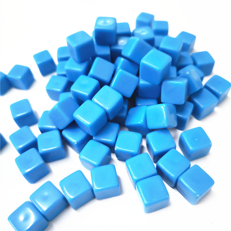 100 Cái/bộ Đồng Màu Vàng Đen Trống Vuông Góc Acrylic Xúc Xắc Cờ Góc Lưới Lọc 8MM Cube Cho board Game