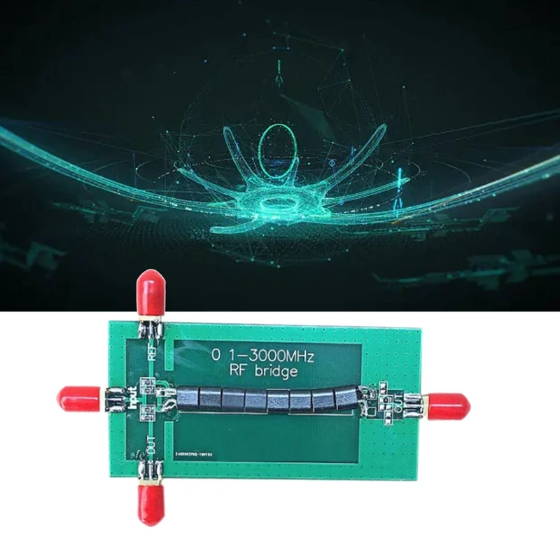 โซ่สายพาน VSWR 0.1-3000MHz RF SWR Bridge โมดูลสะพาน VSWR อเนกประสงค์ที่สะดวกสบายทนทานติดตั้งง่าย