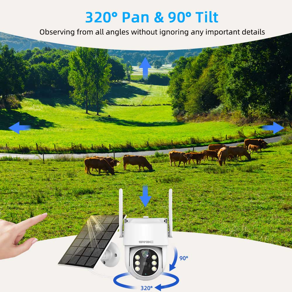 ICSEE Solar Wireless Camera Wifi Outdoor 4MP Surveillance IP CCTV With battery and Solar Panel 360 PTZ Security Protection