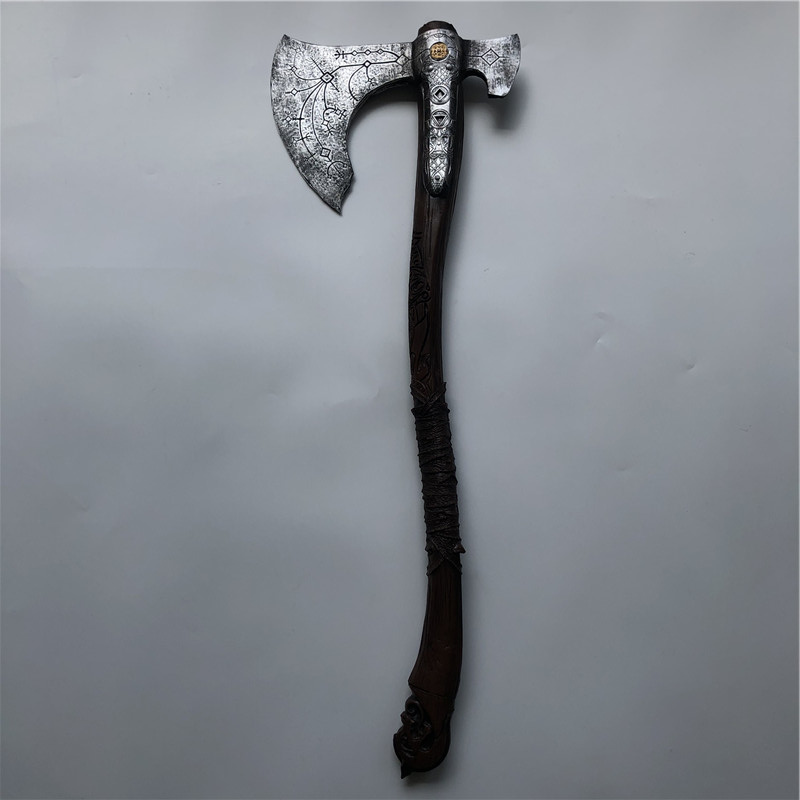 93Cm Thần Chiến Tranh 4 Cosplay Kratos Axe Leviathan Axe Chống Đỡ Vũ Khí Trò Chơi Nhập Vai Phim Cos Ma Axe PU Vũ Khí Đồ Chơi Mô Hình Chống Đỡ