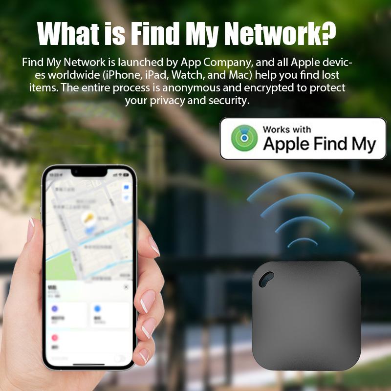 Bluetooth GPS Long Distance Tracker for Phone Anti Lose Work with Apple Find My App Key Pet Kids Finder Car Luggage Bag Locator