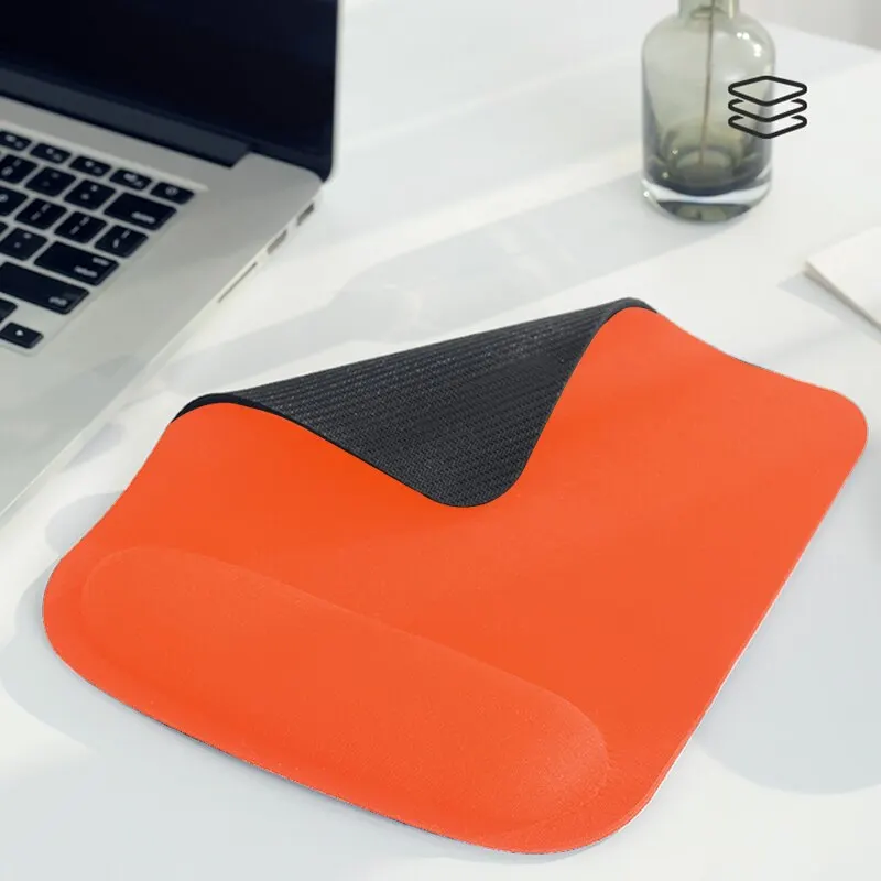 Mouse pad de pulso colorido grande engrossado antiderrapante aprendizagem e escritório EVA almofada de pulso