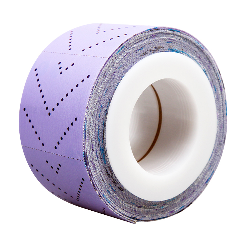 Papel de lija cepillado a mano de 70mm y 12m, rollo de tela de esmeril rasgado a mano, flocado en seco, adecuado para máquina de lijado Rectangular MRIKA