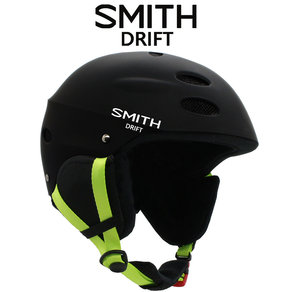 SMITH DRIFT Ski-Snowboard-Helm, halbbedeckter Anti-Schlag-Schutzhelm, Radfahren, Schneemobil, Skifahren, Schutz für Erwachsene und Kinder