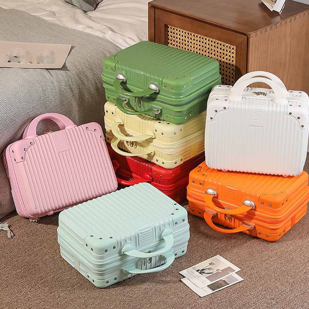 14 Zoll Mini Reisekoffer Kosmetik box Handgepäck Veranstalter Make-up Fall kleine Passwort Box Boarding Fall
