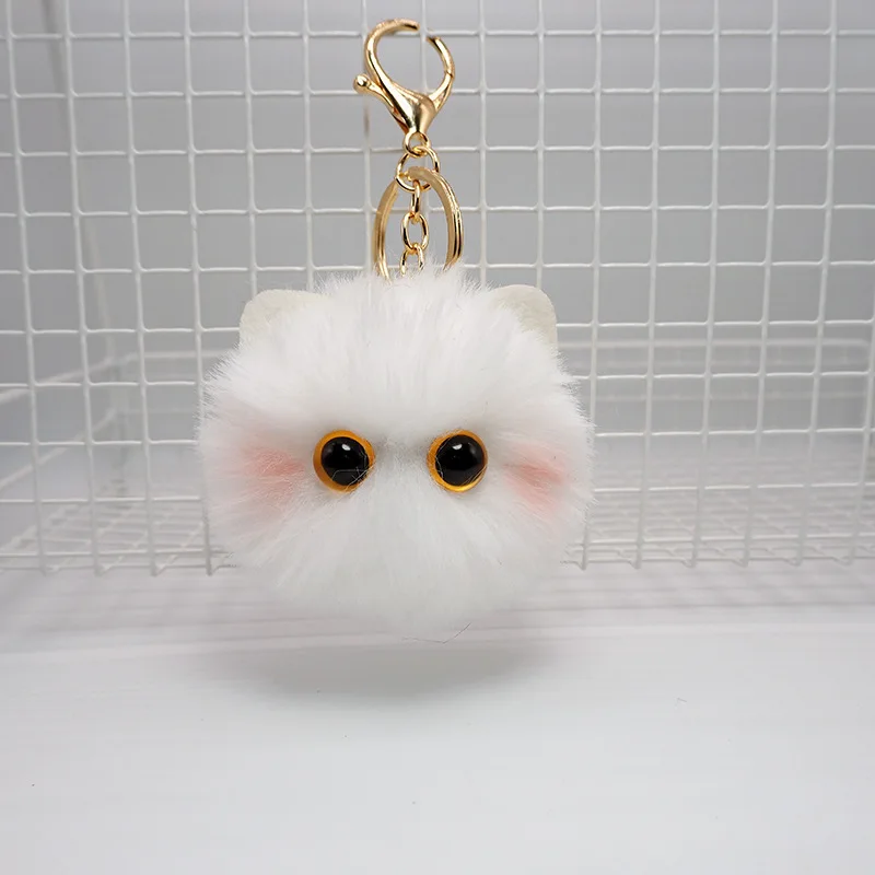 ตุ๊กตาแมวน่ารักพวงกุญแจการ์ตูนตุ๊กตาของเล่นจี้ Keyring สําหรับหญิงสาวกระเป๋าเครื่องประดับ Key CHAIN เด็กของขวัญอุปกรณ์เสริม