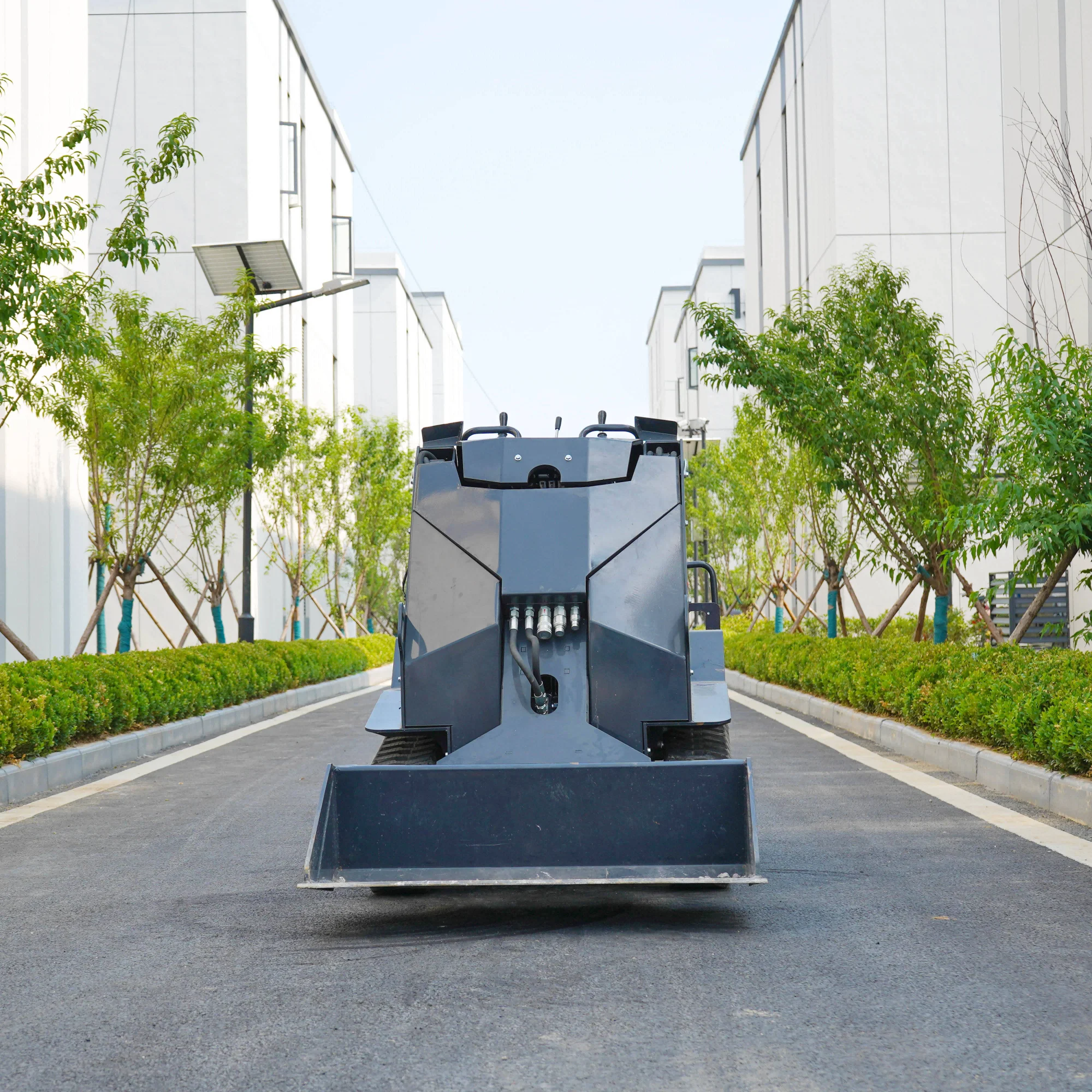 Mini Wheel Loader Free Shipping Skid Steer Loader Portable Multifunctional Front Loader  Diesel Engine Skid Loader Small Loader