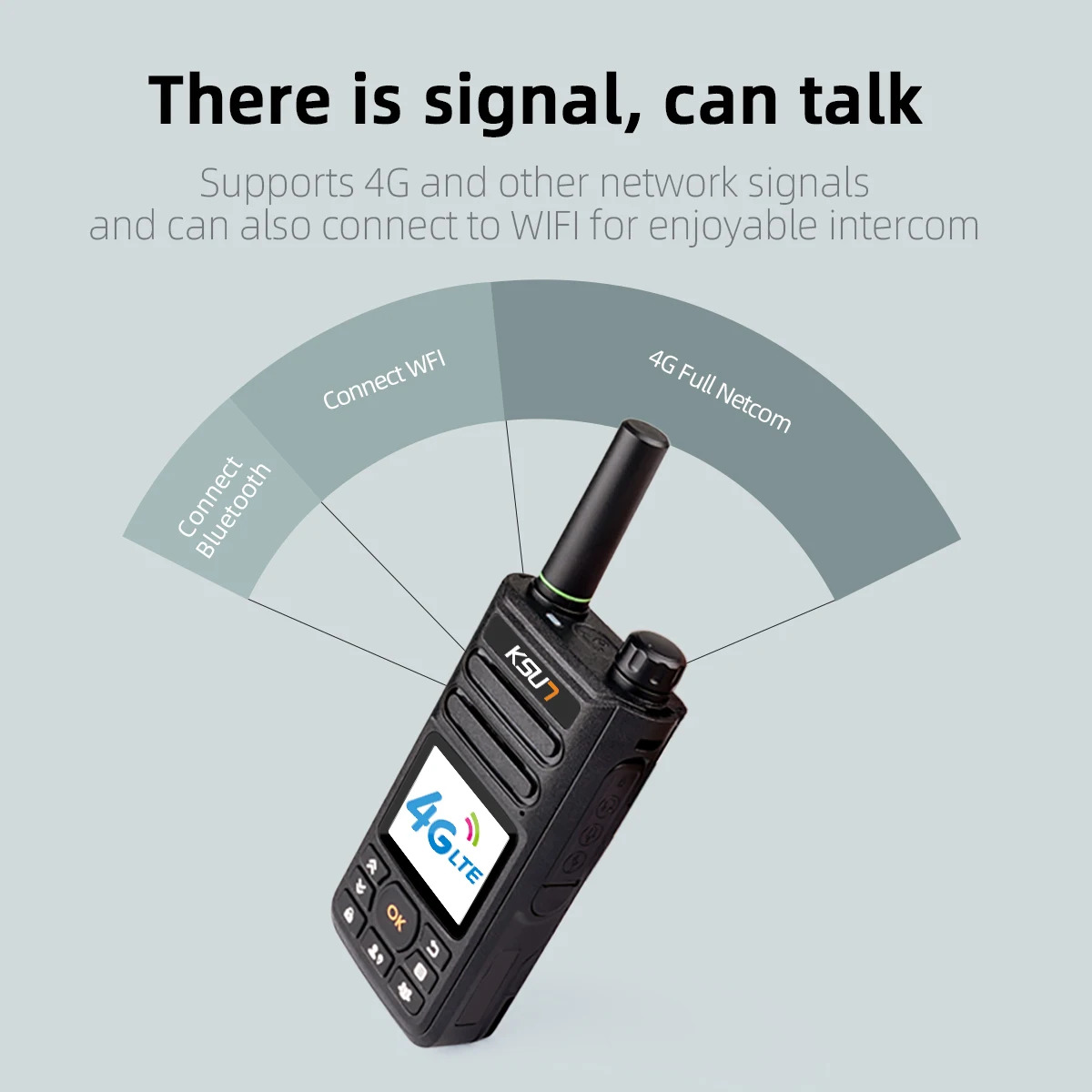 KSUT ZL10 Zello Walkie Talkie 4g Radio Work With Sim Card Blue tooth Long Range Two Way Radio Walkie Talkie Profesional Powerful