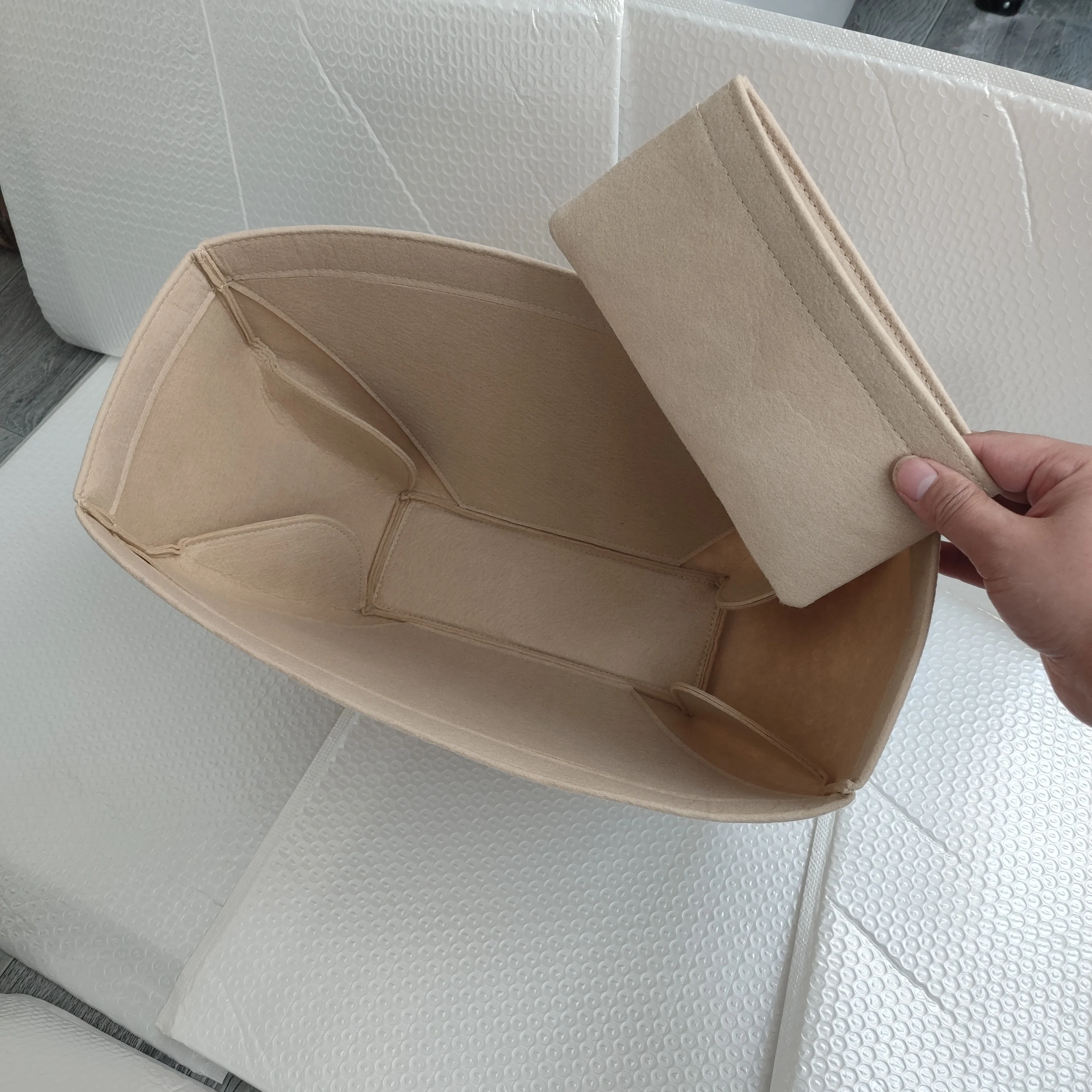 Fit For Cyme Tote Organiser , Felt Insert Organizer Keep Mini Tote in Shape Liner Insert Protector