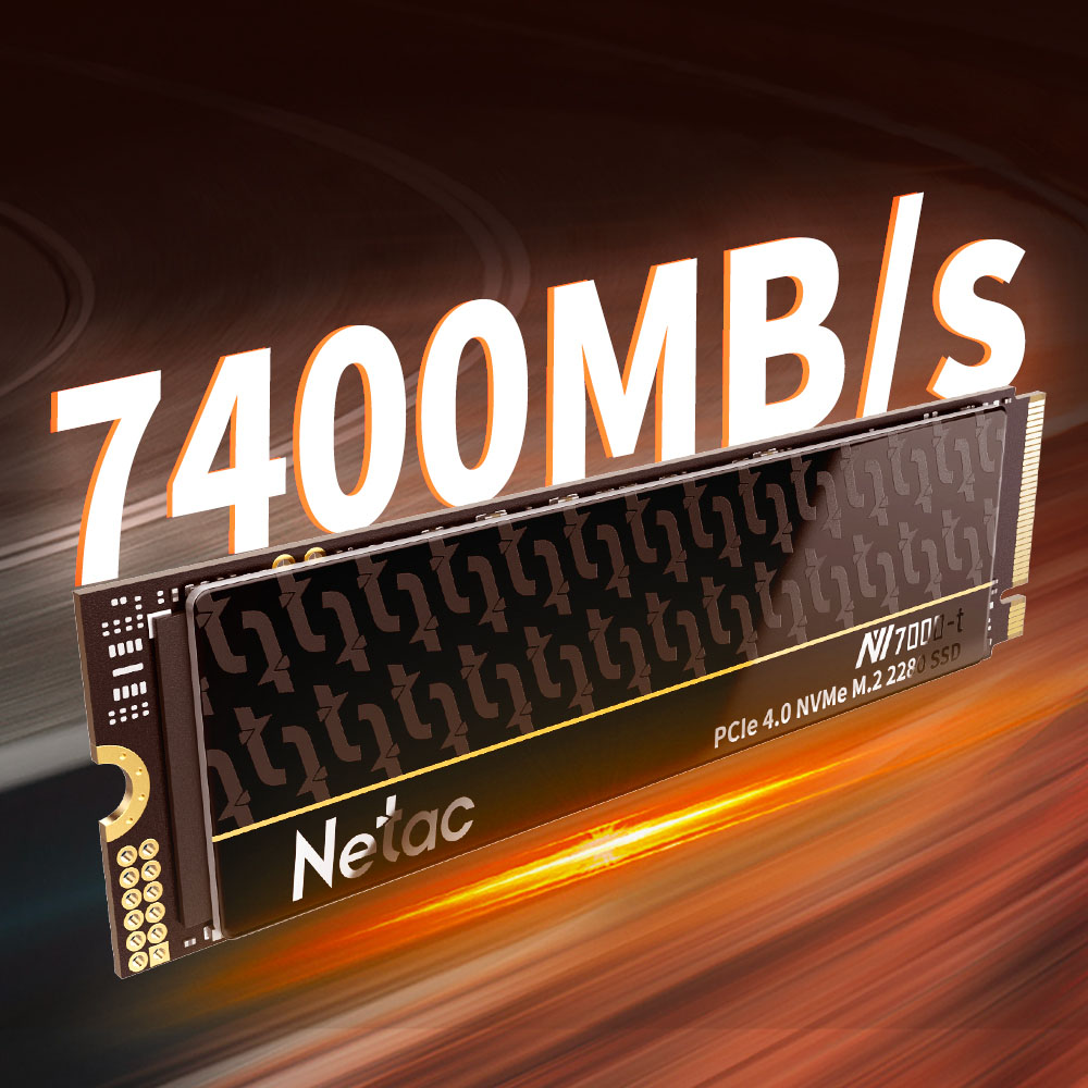 Netac 7400 MB/s SSD NVMe M2 2TB 1TB 512GB 4TB disco duro interno de estado sólido M.2 PCIe 4,0x4 2280 disco SSD para PS5 portátil PC