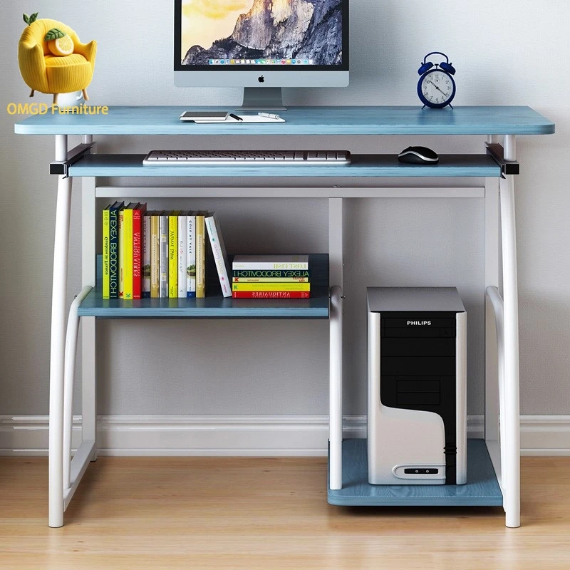 Mesa de computador OMGD Mesa de estudo simples para casa Escritura simples Escritório SubHome Camping