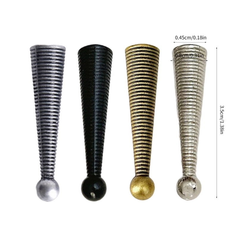 1Pc/12Pcs Bolo Tie Tip Replacement End Caps Metal Alloy Long Bolo Cap Buckle Replacement Fahion Findings for Neckalce