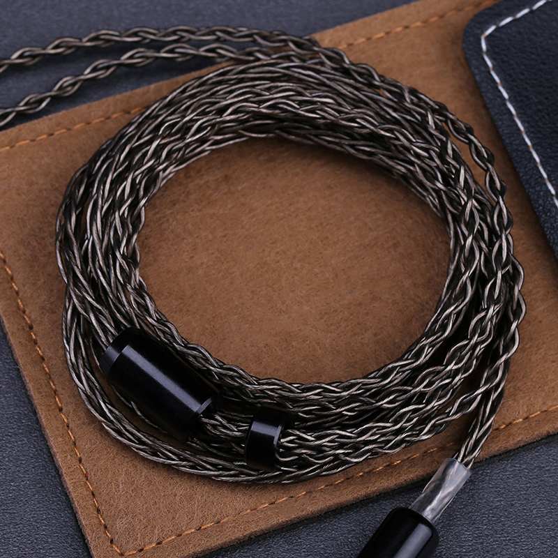 OPENHEART 8 Cáp Tai Nghe 1 Ra 2 Jack Dual 3.5/2.5/4.4Mm Cân Bằng Cáp Mạ Bạc đồng Nâng Cấp Thay Thế 2M 3M