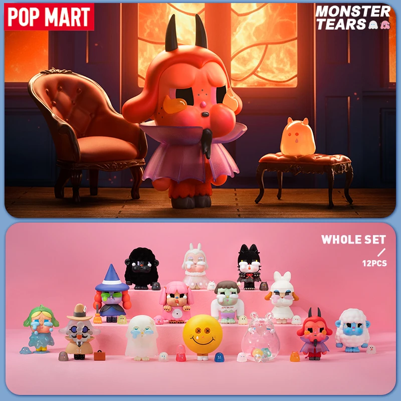 POP MART CRYBABY Monster Tears Series Mystery Box 1 szt./12 szt. POPMART pudełko z niespodzianką Cry Baby ograniczone do 2 sztuk/2 zestawów na zamówienie