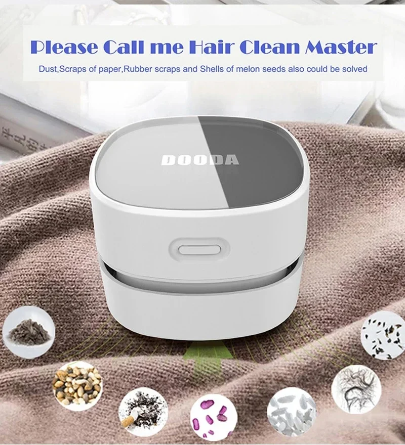 Xiaomi MIJIA Handheld Desktop Vacuum Cleaner Mini Portable Table Dust Vacuum Table Sweeper Desktop Keyboard Clean Tool For Home