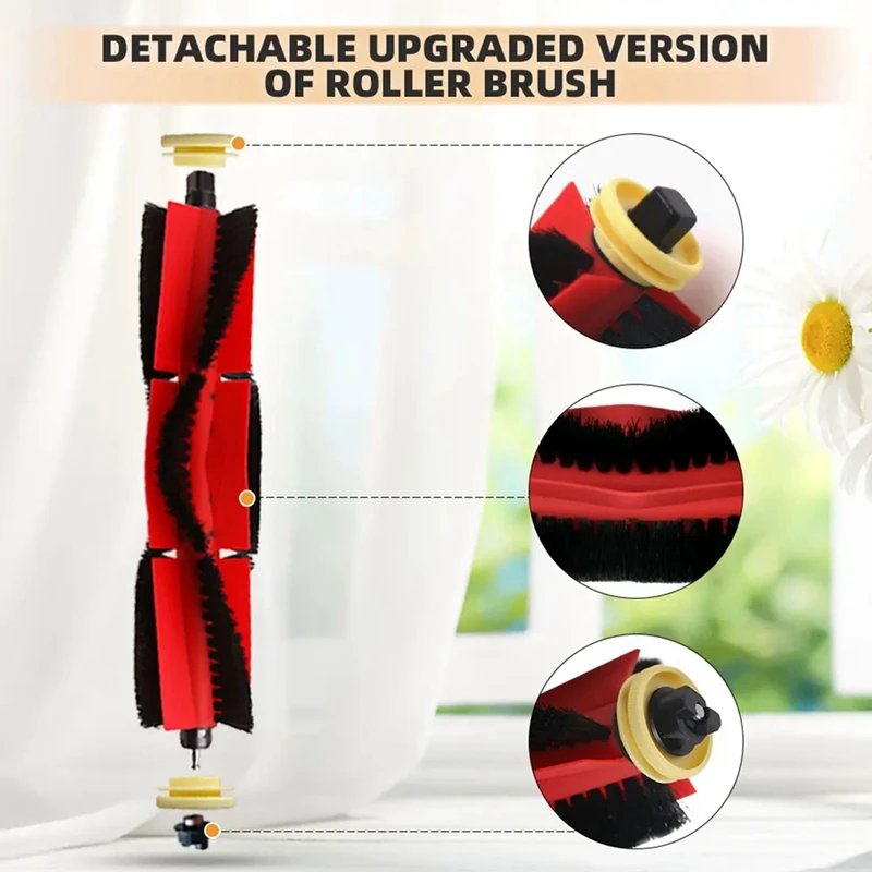 For Roborock S6 Pure S6 E4 S4 Max S6 Maxv S5 S5 Max S4 E2 E3 E5 E20 E25 E35 Main Side Brush Hepa Filter Mop Cloth