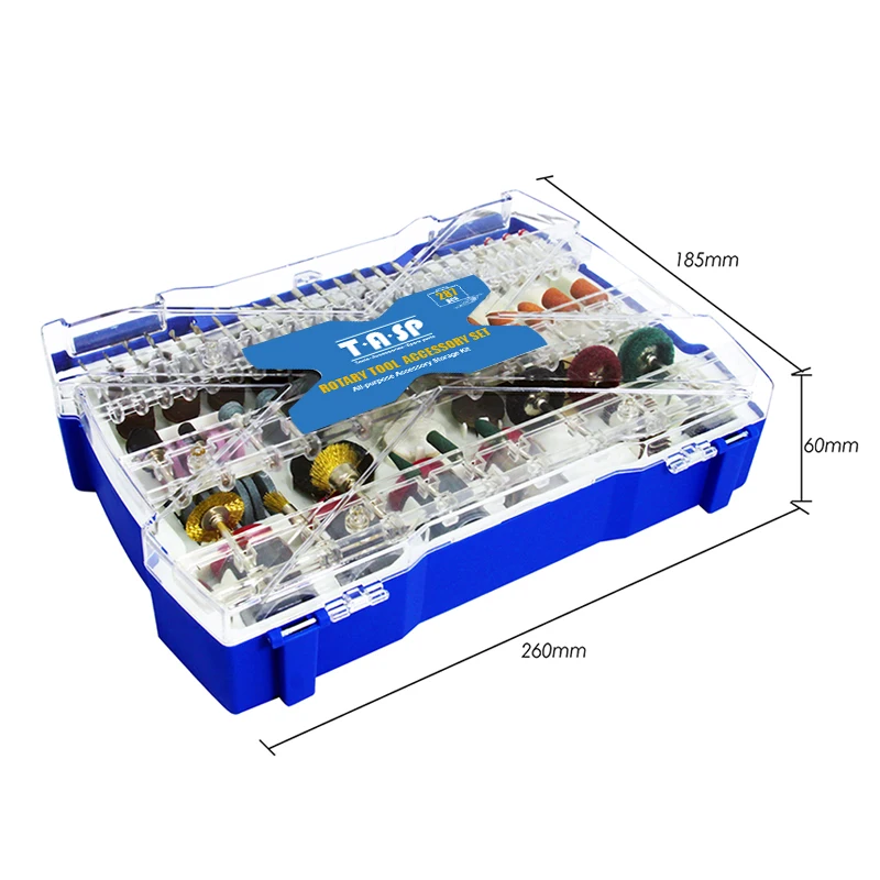 287 pçs conjunto de acessórios de ferramenta rotativa abrasiva elétrica mini broca kit lixar polimento corte gravura cabeças para dremel