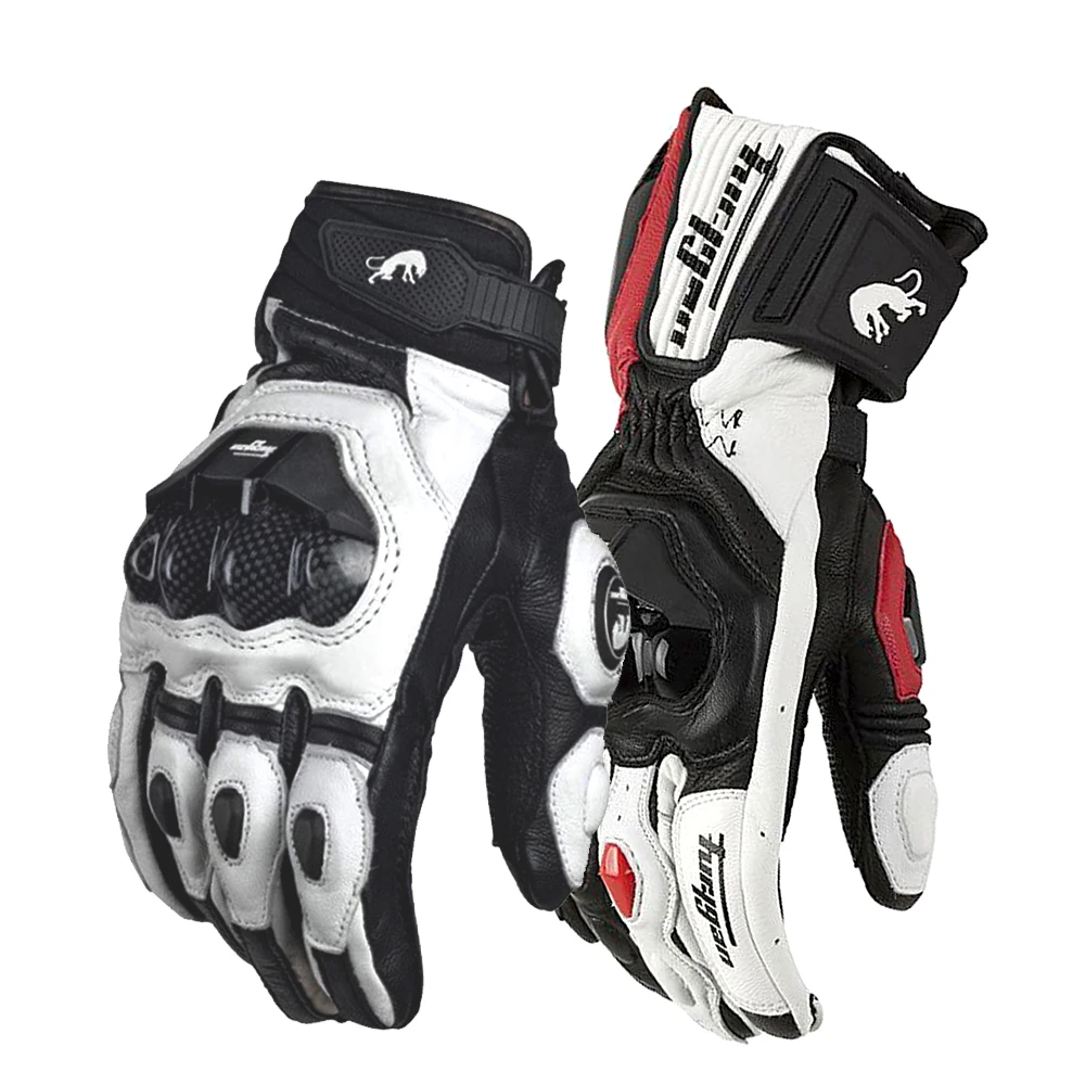 Leder Motorrad Motocross Handschuhe Herren Winddichte Outdoor Reithandschuhe Guantes Moto Luvas Motociclismo Schutzausrüstung