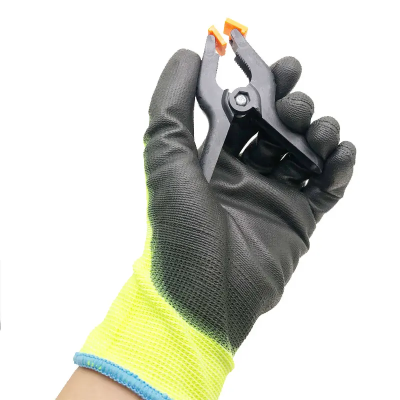 NMSafety Mechanic Work Glove With PU Rubber Palm Coated,General Purpose Gloves,12 Pairs, EN388 4131X