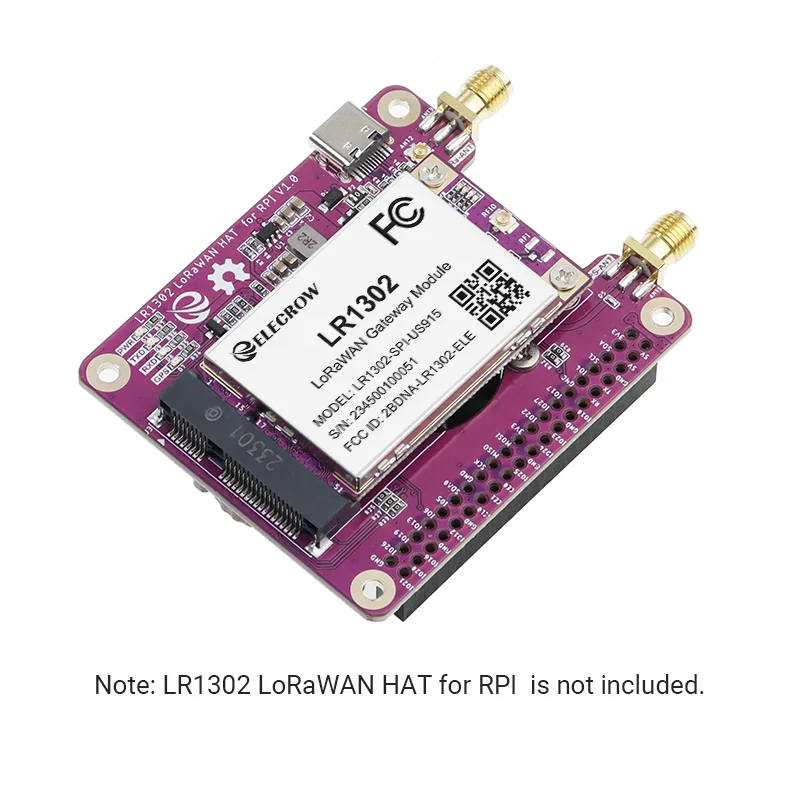 Münrow LR1302 LoRaWAN Gateway Tech SPI-US915 915MHz Long Range Gateway Tech Support 8 canaux pour une communication plus lisse