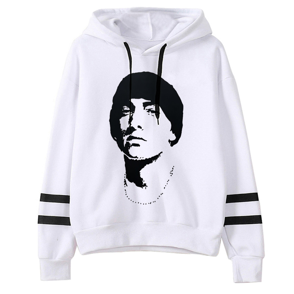 Damskie bluzy z kapturem Eminem polar 2023 gotycka zimowa koszula z kapturem damska odzież z polaru