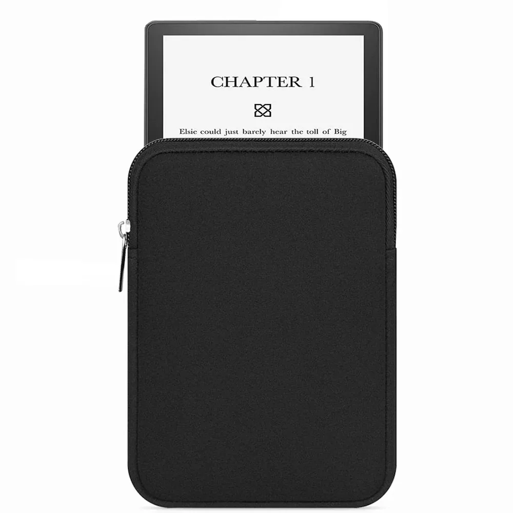 Чехол для Kindle Paperwhite 12-го поколения 2024 Signature Edition, 7-дюймовая сумка для чтения с мягким рукавом и молнией