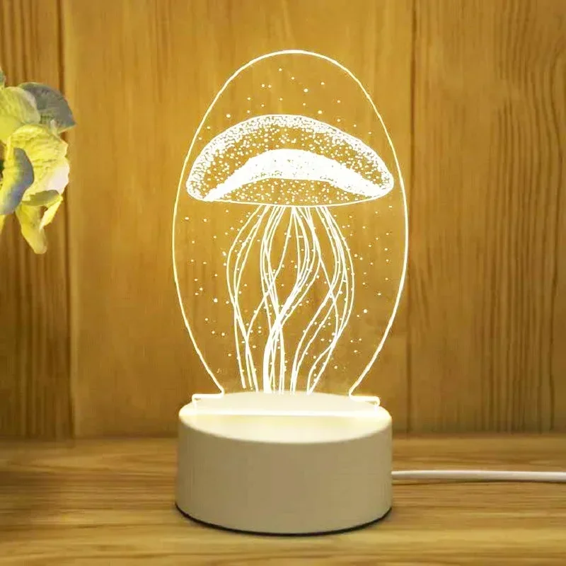 ロマンチックな愛 3D Led ランプ家庭用子供子供の夜の光結婚式の装飾誕生日パーティーバレンタインデーのベッドサイドランプ