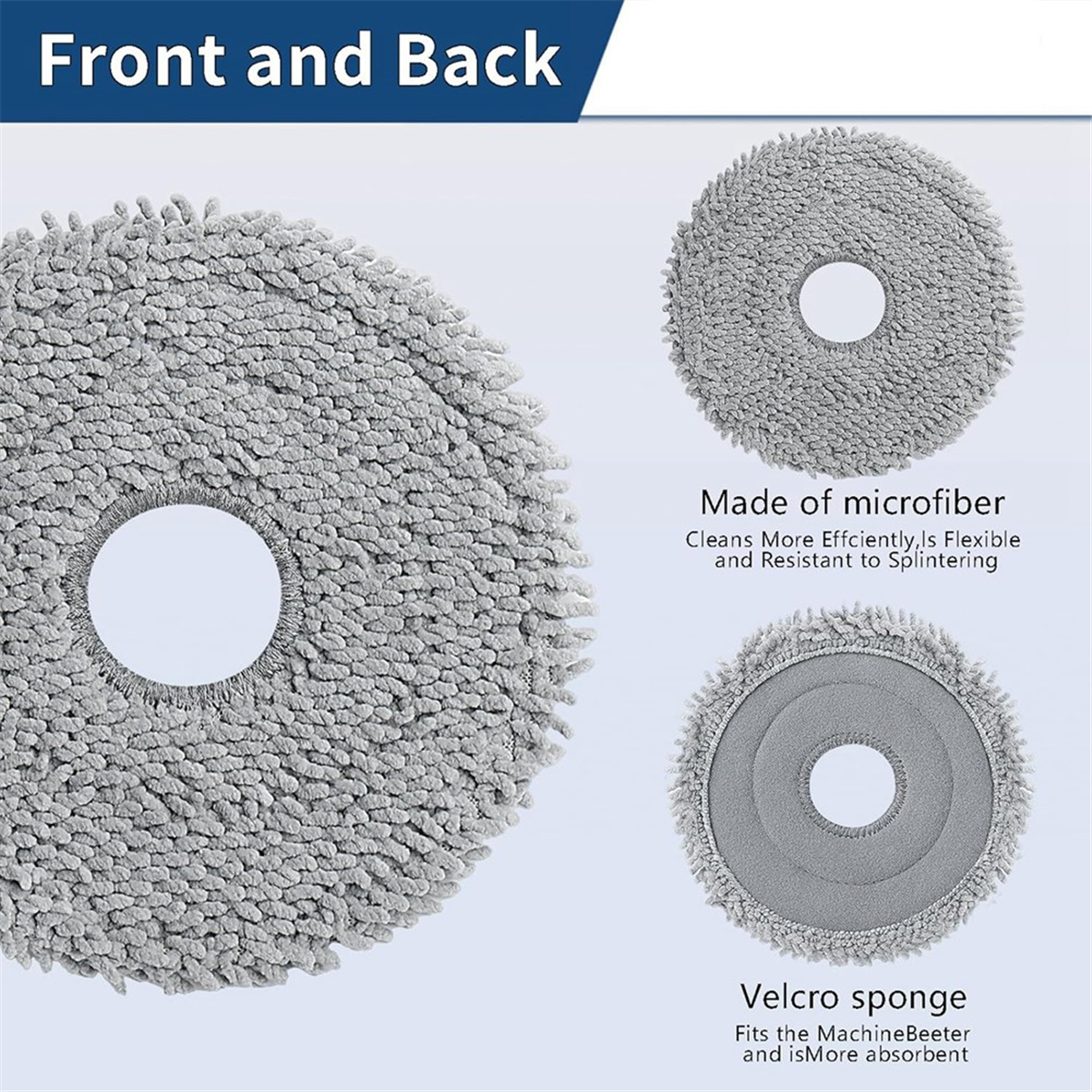 BABQ Replacement Parts for Roborock Qrevo Curv/Qrevo Edge,Q Revo Curv Q Revo Edge Vacuum Cleaner Accessories