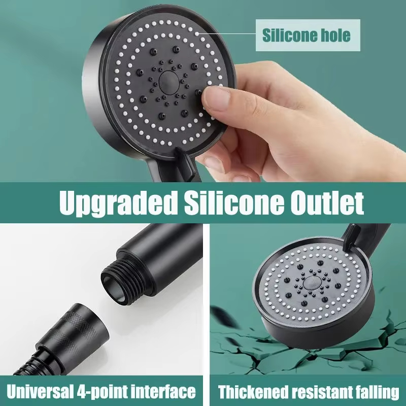 5 Modes Shower Head High Pressure Showerhead Portable Filter Rainfall Faucet Tap Bathroom Bath Home Innovative Accessories
