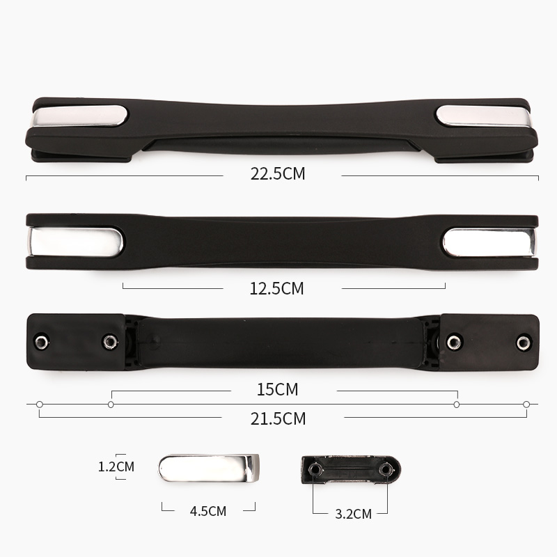 Cubierta de carrito con asa, funda con contraseña, bolsa de equipaje, bolsa de viaje, mango suave de nailon, accesorios de equipaje de repuesto, mango suave de reparación