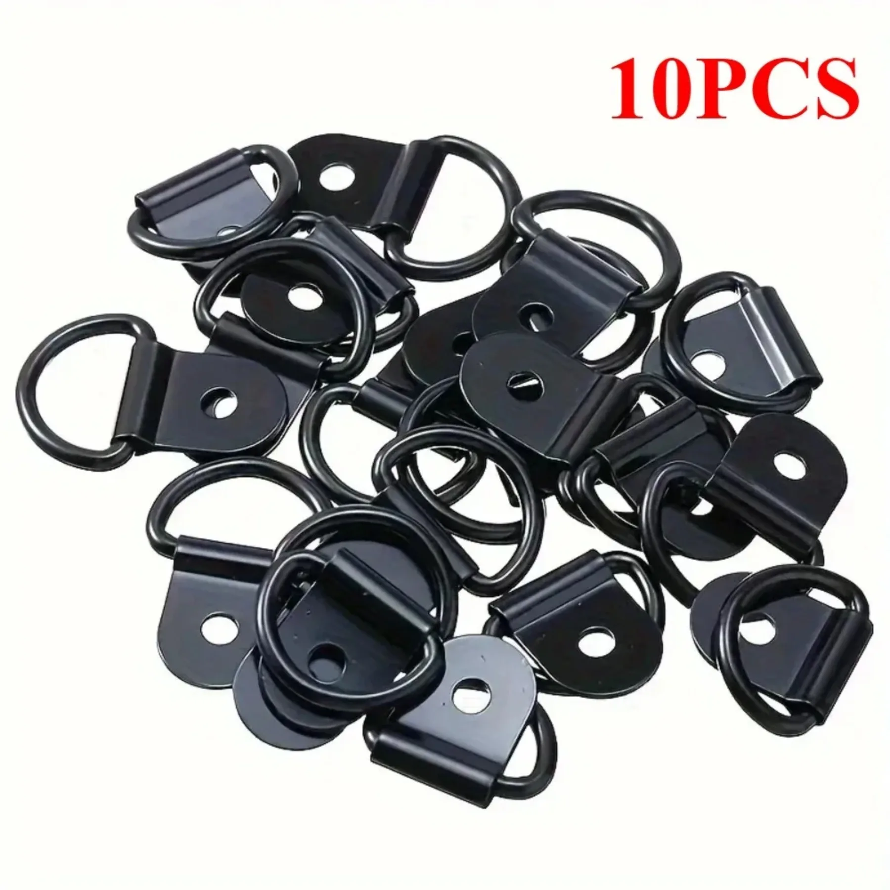 10 Uds. Anillos D de amarre, anillo de anclajes, gancho de tracción, anillo de amarre de acero inoxidable, carga apto para coche, barco, remolque de carga, vehículos, furgoneta RV