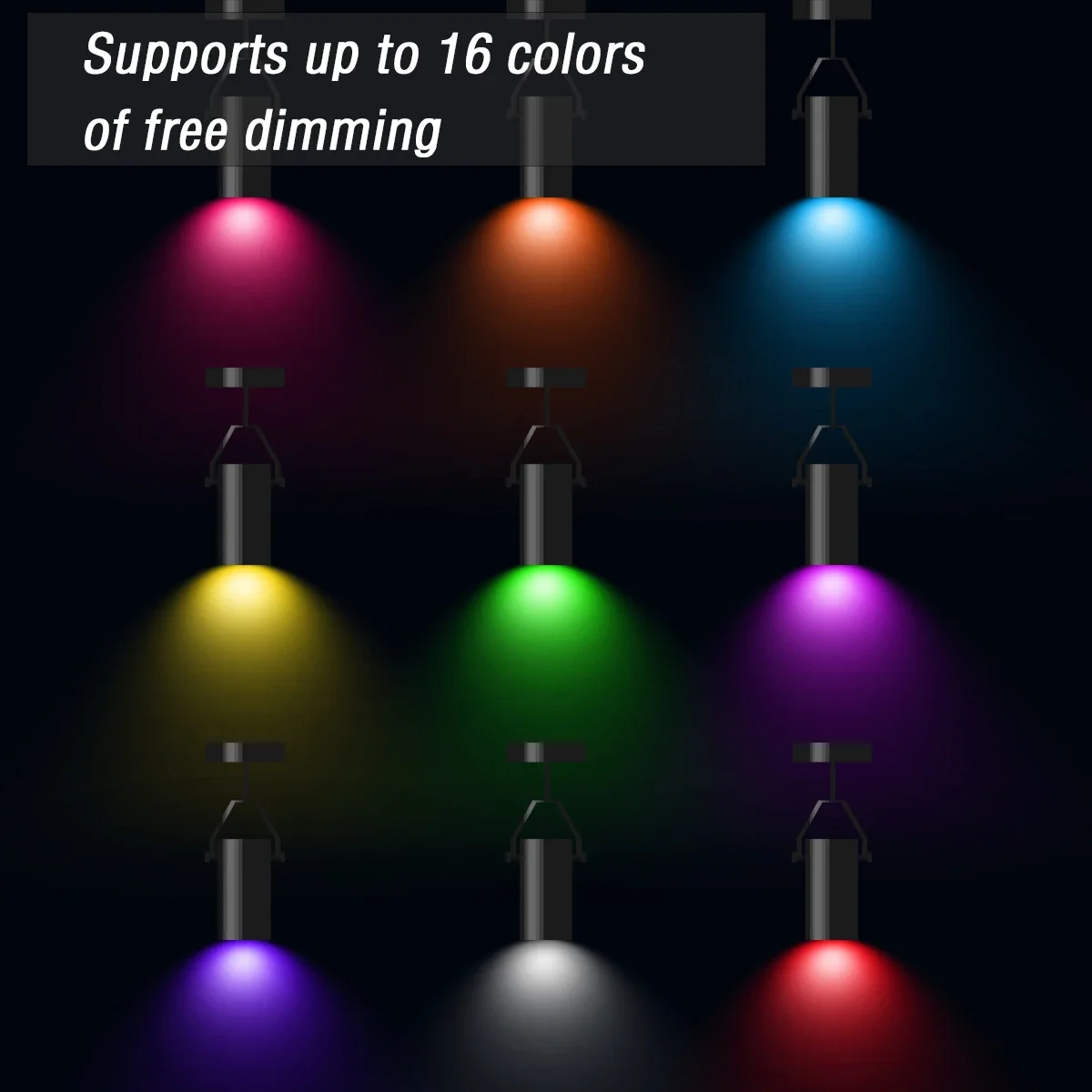 1-10PCS Smart RGBW Lampadina LED Faretto E27 E14 B22 GU10 con telecomando a infrarossi adatto per illuminazione domestica colorata