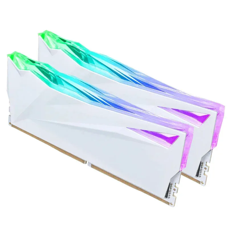 ยี่ห้อใหม่ยอดนิยม 2 ชิ้นชุดเดสก์ท็อปหน่วยความจํา RAM DDR5 16GB 6800MHz PC DDR5 RAM หน่วยความจํา