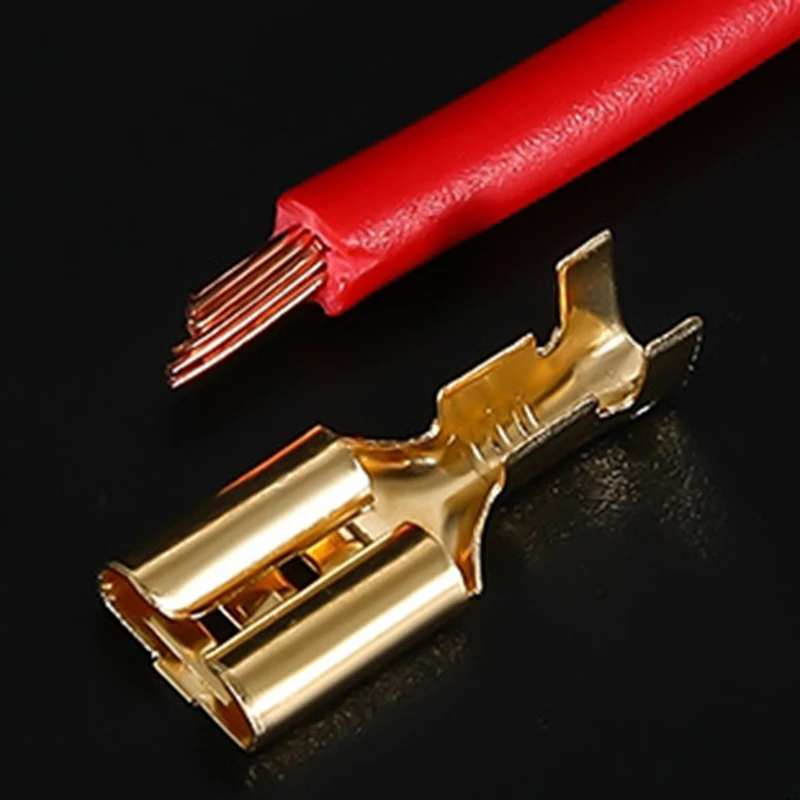 120 PCS Gold Silver Docking Terminal สาย Bare Terminal ฤดูใบไม้ผลิใส่ Sheath Terminal ชุดชายและหญิงคู่ Terminal กล่อง