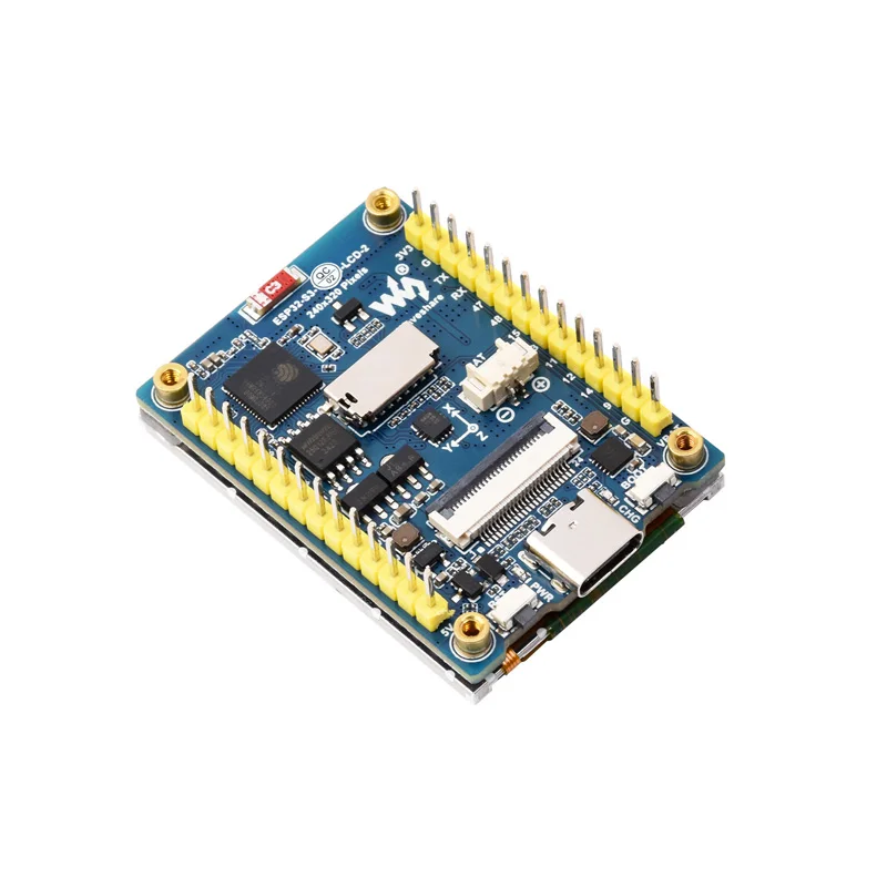 Waveshare ESP32-S3 2-дюймовый емкостный сенсорный дисплей IPS 240×320 Сенсорный вариант камеры Поддержка Wi-Fi Bluetooth Макетная плата