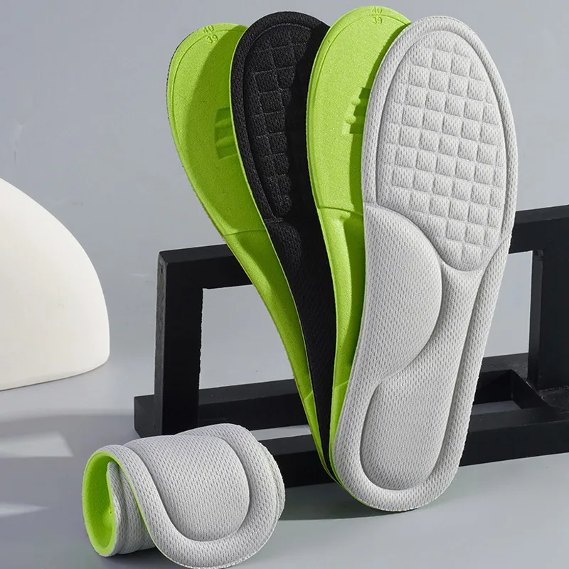 2/20pcs Unisex Memory Foam Orthopedic Insoles Deodorizing Insole Shoes Sports Absorbs Sweat Soft Antibacterial Shoe Accessories