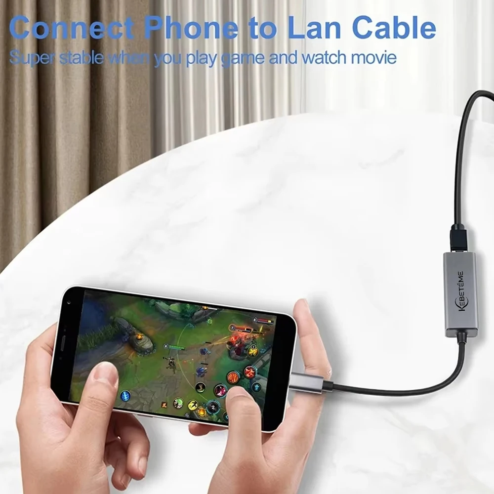 Ethernet-адаптер 1000 Мбит/с USB 3.0 типа C к сетевой карте RJ45 Android USB Lan Интернет-кабель для MacBook PC Windows XP 7 8 10