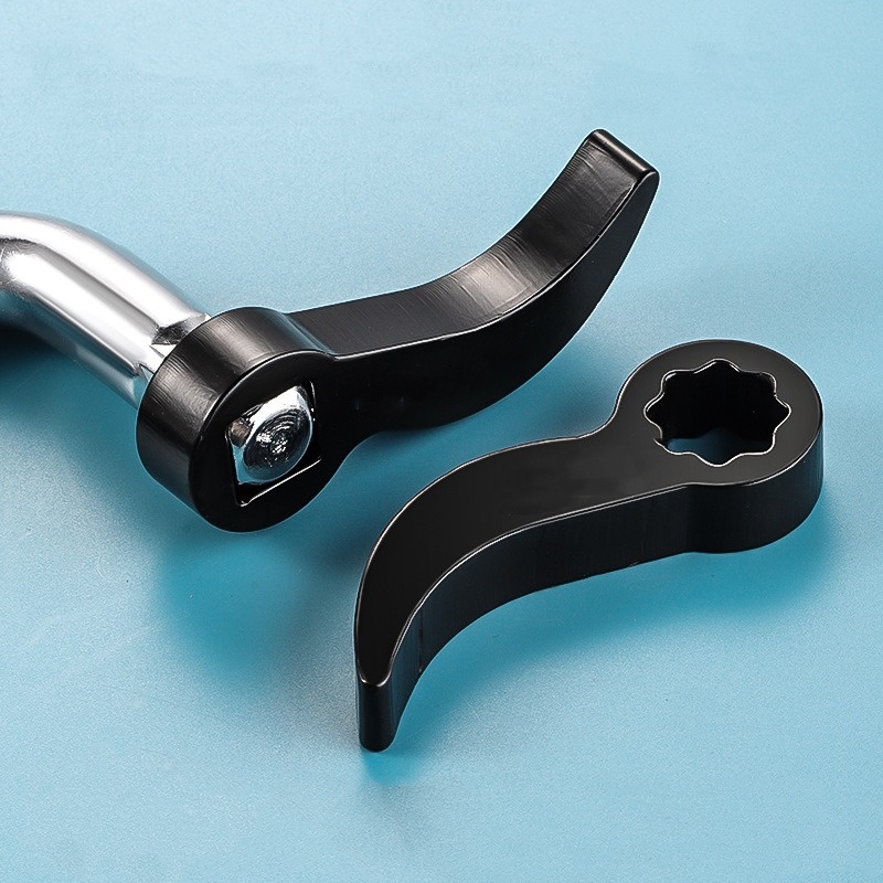 เครื่องมือ Crowbar หัวอะแดปเตอร์ 1/2 นิ้วไดรฟ์วงล้อหรือประแจปลายเปิดเหมาะสําหรับกล่องเครื่องมือ DIY เครื่องมือเพลากําจัด