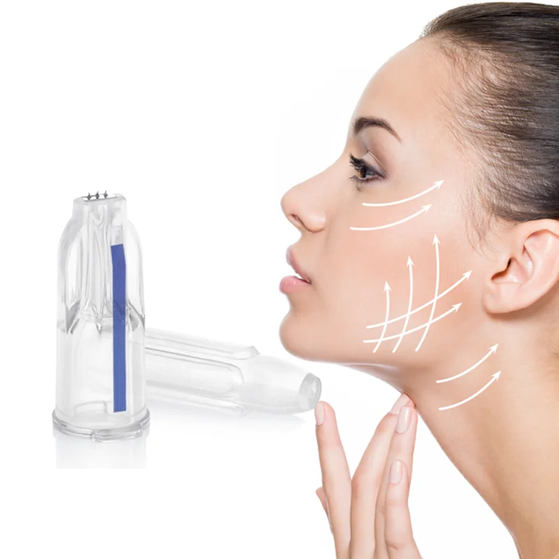 Crystal Nanosoft 3Pins 34G Micro Needle 0.6/1.0/1.2/1.5 Fast Delivery Ultrafine Multineedling for mesotherapy