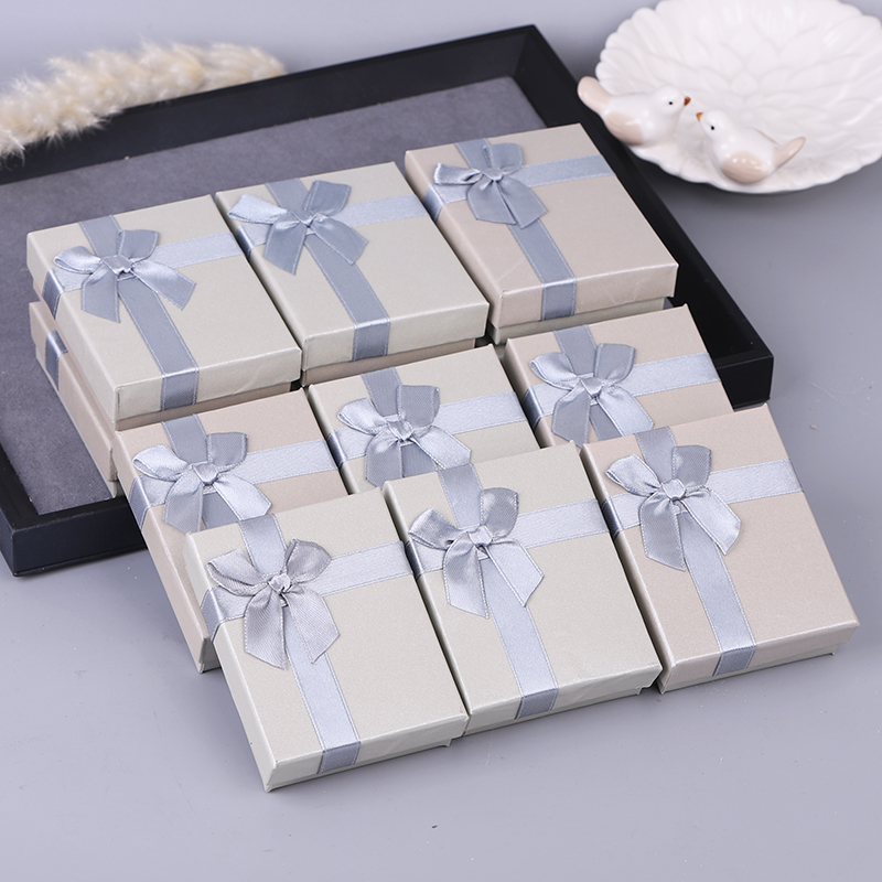 Оптовая продажа, 12 шт./лот, коробка, новинка 2023 года, упаковочная коробка для ювелирных изделий на заказ, серьги, кольцо, ожерелье, подарочная свадебная коробка, несколько вариантов