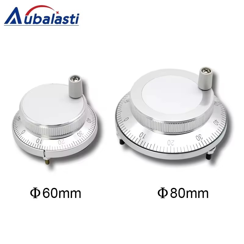 Aubalasti CNC пульсер ручное колесо 5 вольт 60 мм 80 100PPR Ручной генератор импульсов Маховик Машина Роторный энкодер Электронный 4 контакта 6 контактов