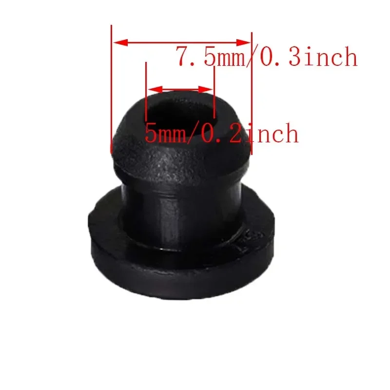 20 piezas negro efectivo reducir arañazos resistente al calor RV estufa ojal RV accesorios de coche