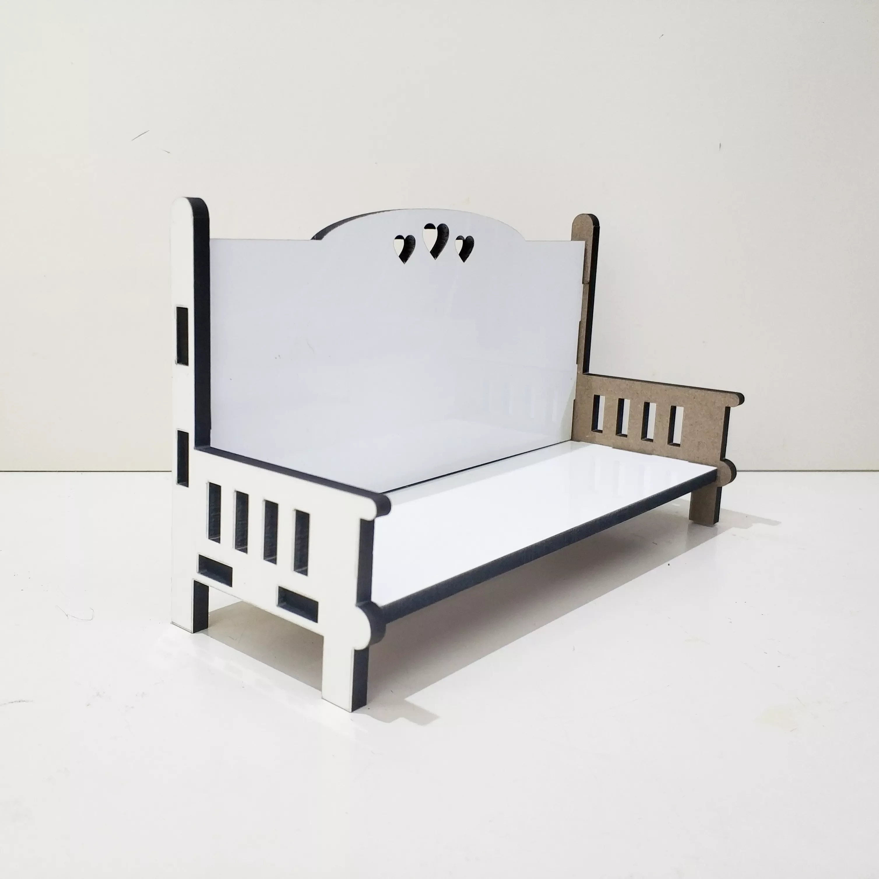 10pcs/Lot 7/4 Inch Cheap In Loving Memory Small Chair Custom Wood MDF Sublimation Memorial Benches Blank