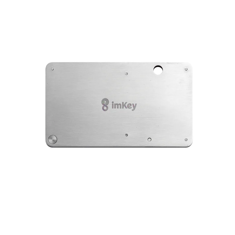 ImKey-s1 Mnemonic Seed Phrase Metal Plate Backup Saver 24 Word Crypto Assets Recovery Phrase Storage Kit
