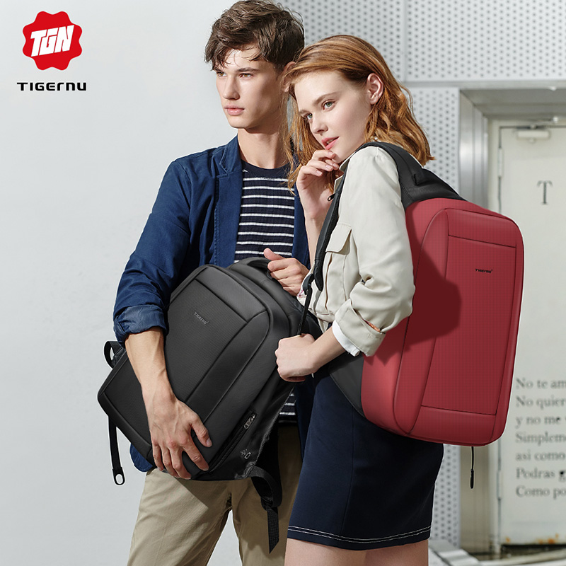 Bảo Hành Trọn Đời Ẩn Chống Trộm Khóa Kéo 15.6 Inch Nam Trường Ba Lô Laptop Thấm Nước Đi Du Lịch Nhiều USB Sạc Mochila