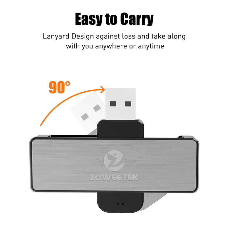 Zoweetek USB-A ID Smart Card Reader Elektronische DNI-lezer voorDNIE Chip DNI Smart Card ZW-12026-4