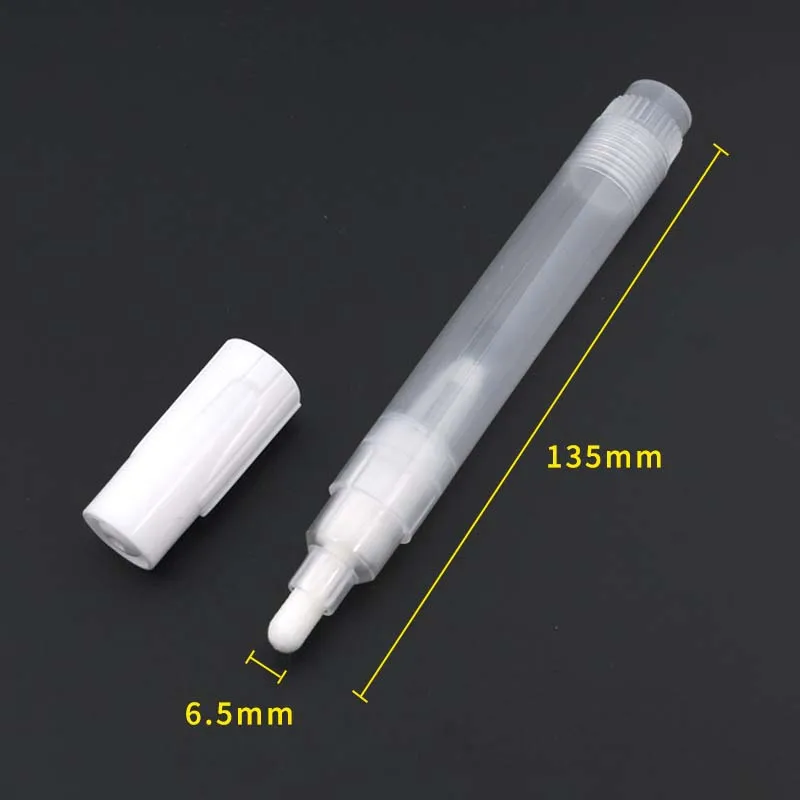 Sáng Tạo Nhựa Trống Bút Cần 3Mm 5Mm 6.5Mm 8Mm 10Mm Nòng Ống Cho Graffiti Bút chất Lỏng Phấn Đánh Dấu Bút Sơn Phụ Kiện